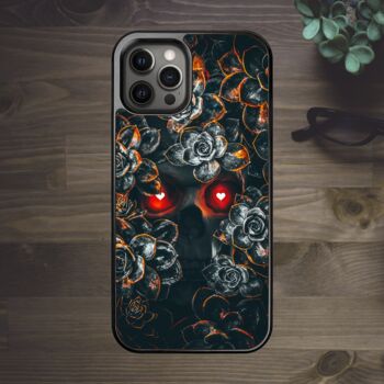 Skull And Roses Gothic iPhone Case, 2 of 3