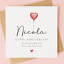 Personalised Balloon Anniversary Card For Husband Or Wife, thumbnail 5 of 8