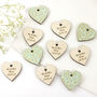 Personalised Vintage Wedding Favour Hearts, thumbnail 2 of 9