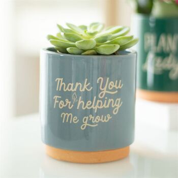 Thank You Uplifting Plant Pot Gift, 4 of 5