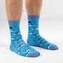 Bamboo Socks | Mackerel Socks | Fish Socks | Gift Idea, thumbnail 1 of 3