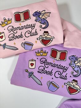 Romantasy Readers Club Embroidered Sweatshirt, 3 of 4