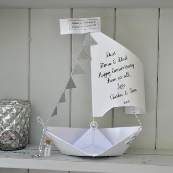 Personalised Engagement Sail Boat Card, 10 of 12