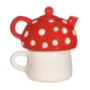 Mushroom Design Teapot For One, thumbnail 2 of 3