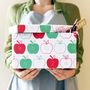 Apple Letters And Numbers Wrapping Paper Set, thumbnail 9 of 10