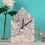 Personalised Map Location House Wall Clock, thumbnail 9 of 9