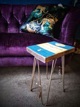 Personalised Classic Book Style Side Table / Stool, 3 of 7