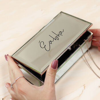 Personalised Mirrored Jewellery Box, 2 of 5