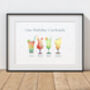 Personalised Family Drinks Print, thumbnail 9 of 9
