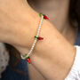 Pearl And Chilli Charm Necklace, thumbnail 6 of 6