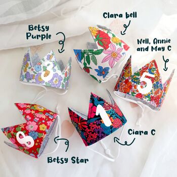 Liberty Print Dog Birthday Crown, 7 of 7
