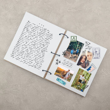 Personalised Initial Notebook Birthday Gift For Men Him, 8 of 8