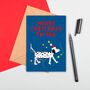 Large Size Spotty Dog Christmas Card, thumbnail 2 of 2