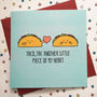 Funny Wedding Anniversary Card Taco Lover, thumbnail 3 of 4