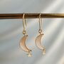 Moon And Star Earrings, thumbnail 3 of 3