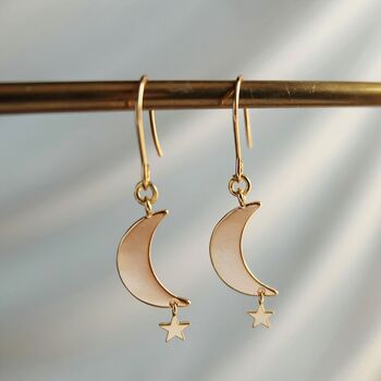 Moon And Star Earrings, 3 of 3