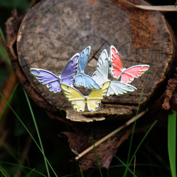 Rainbow Butterfly Brooch, 2 of 4