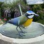 Hand Painted Metal Bluetit, thumbnail 3 of 9