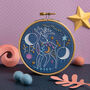 Celestial Deer Mini Embroidery Kit, thumbnail 1 of 4