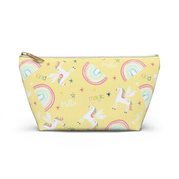 Children's Personalised Unicorn Wash Or Accessory Bag, 10 of 10