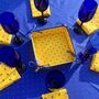 Blue And Yellow Provencal Tablecloth Cavaillion Range, thumbnail 3 of 5
