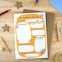 Diy Personalised Thank You Teacher Keepsake Card From Kids, thumbnail 1 of 2