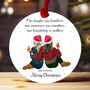 Personalised Best Friend Christmas Bauble – Limitless Laughs And Endless Friendship Ornament, thumbnail 1 of 5
