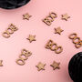 Wooden Boo And Stars Halloween Table Confetti, thumbnail 1 of 2