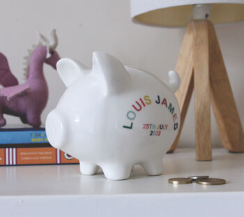 Personalised Piggy Bank, 7 of 8