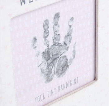 Baby Handprint Photo Frame | New Baby Girl Gift, 2 of 6