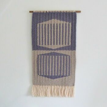 Handwoven Wall Hanging Tapestry, 2 of 5