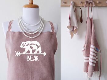 Personalised Cotton Apron, Tea Towels, Anniversary Gift For Couple, 8 of 8