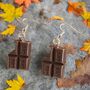 Chocolate Lover Earrings Gift, thumbnail 1 of 6