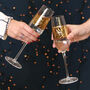Feuille D'or Luxury Champagne Flutes, thumbnail 4 of 7