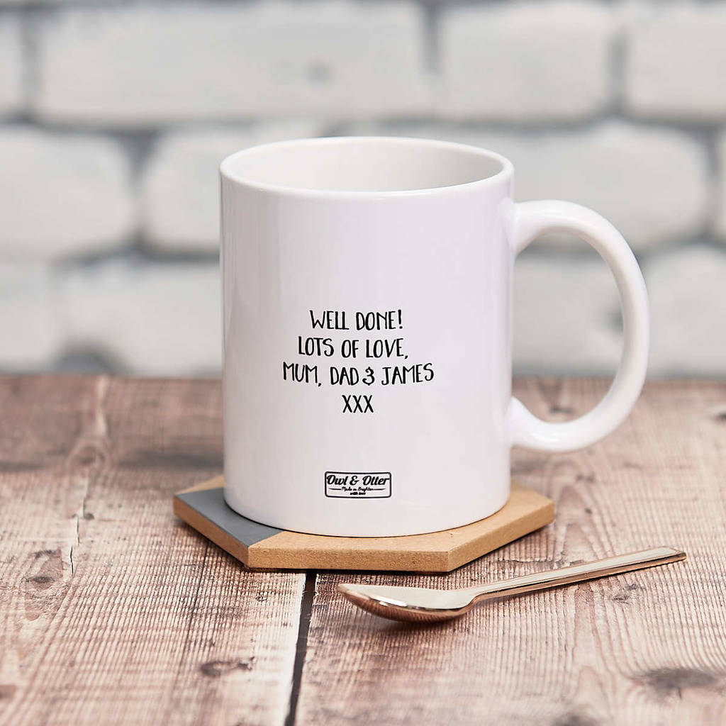 Personalised Graduation Mug By Sunday's Daughter | notonthehighstreet.com