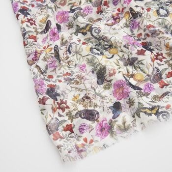 Floral Engravings Lightweight Scarf, 2 of 4