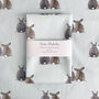 Bunny Rabbit Cotton Tea Towel, thumbnail 5 of 5