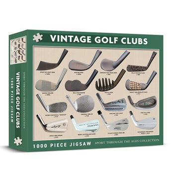 Vintage Golf Clubs 1000 Piece Jigsaw, 2 of 4