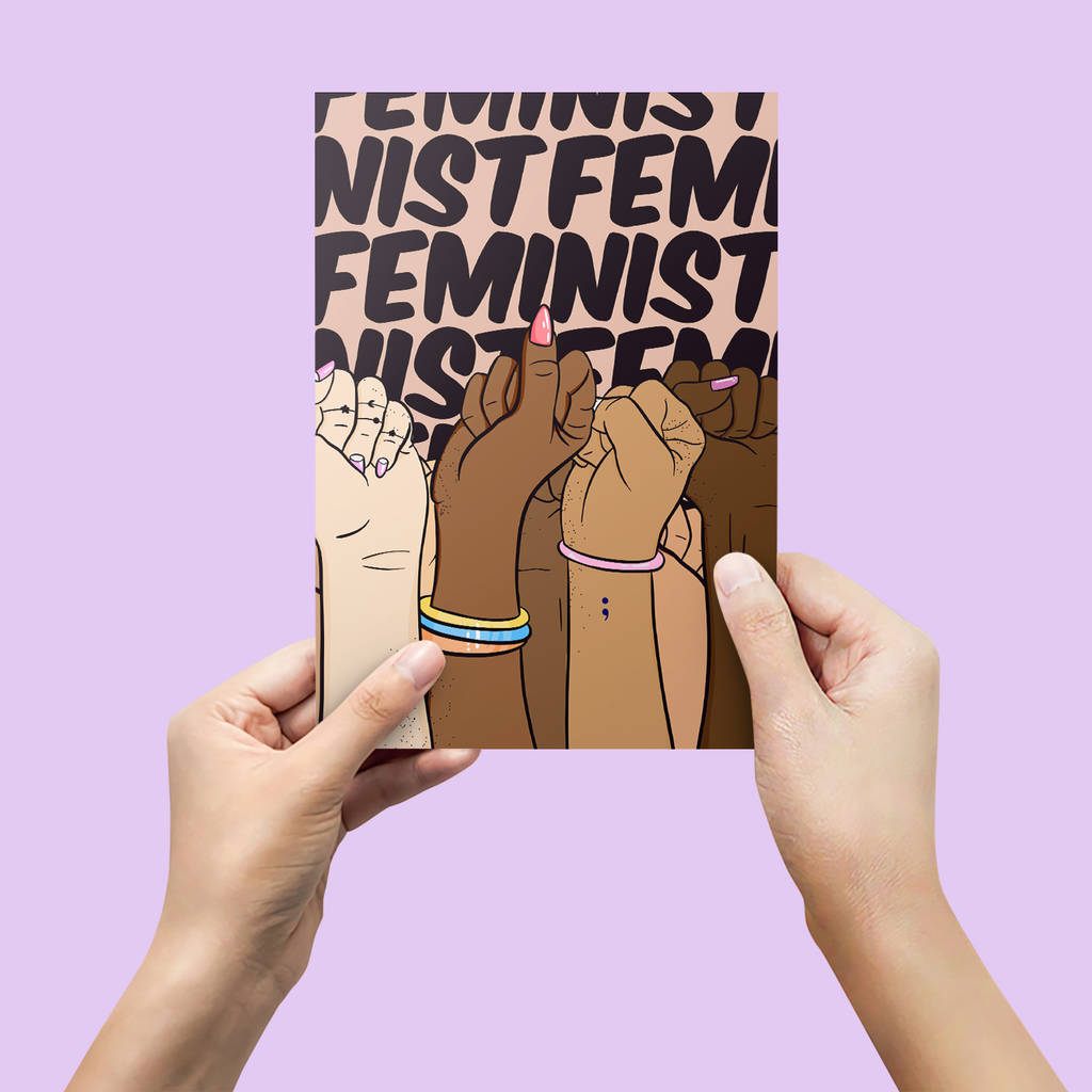 feminist print by house of wonderland | notonthehighstreet.com