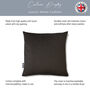 Luxury Super Soft Velvet Cushion Cedar Brown, thumbnail 4 of 5
