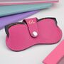 Personalised Monogram Leather Sunglasses Protector Case, thumbnail 7 of 7