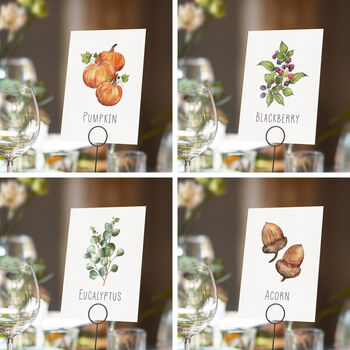 Autumn And Winter Table Name Cards, 2 of 9
