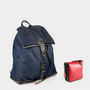 Folding And Collapsible Leather Based Travel Backpack, thumbnail 3 of 12
