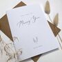 Can't Wait To Marry You Couples Wedding Card, thumbnail 2 of 4
