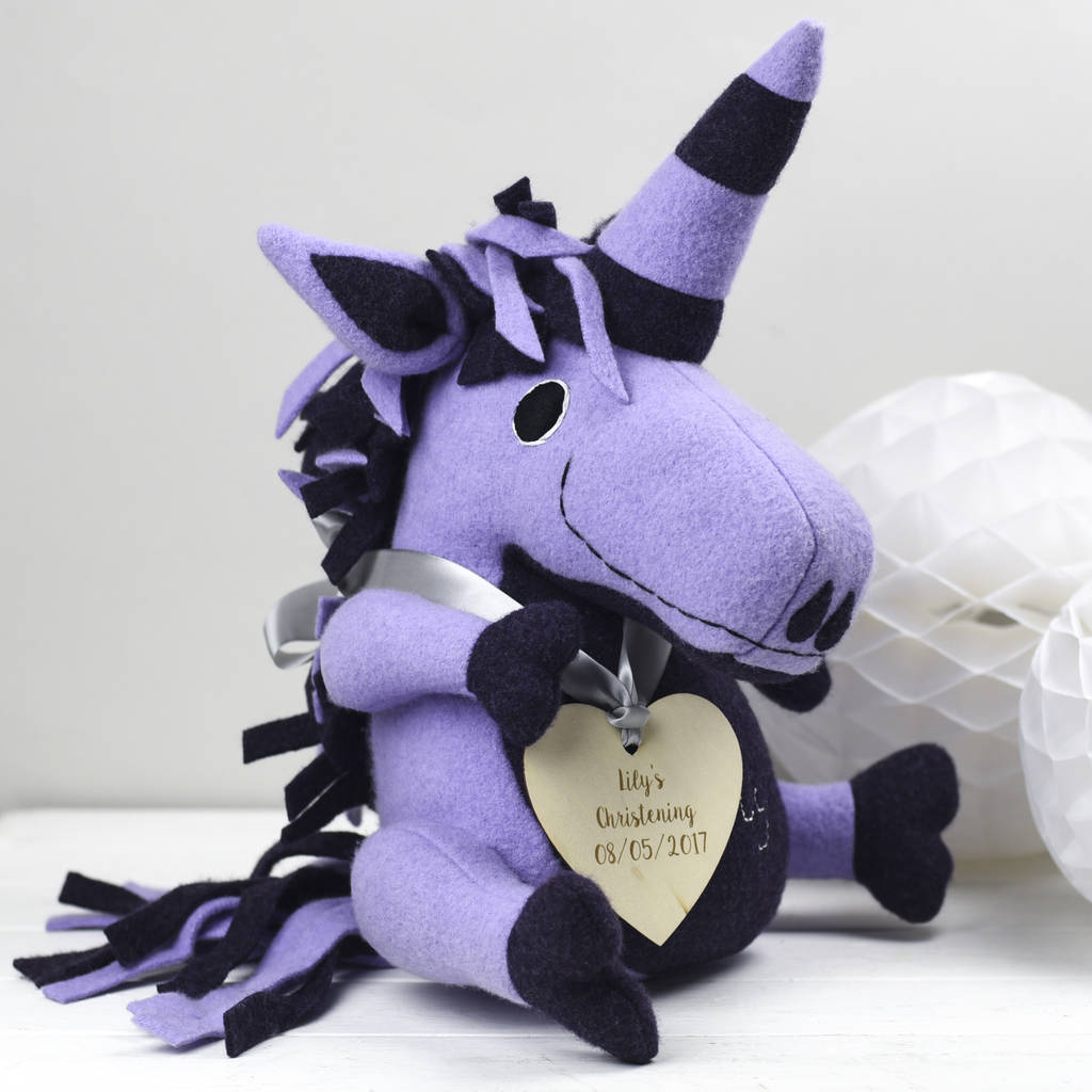 black unicorn toy