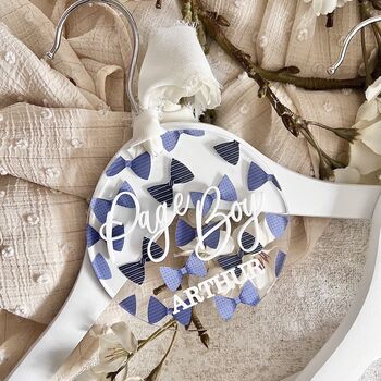 Personalised Page Boy Hanger Tag, 2 of 2