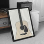 Acoustic Guitar Print | Instrument Music Poster, thumbnail 3 of 8