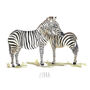 Zebra Hand Painted Greetings Card, thumbnail 2 of 2