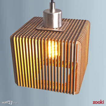 Zooki 21 'Vor' Wooden Pendant Light, 7 of 11