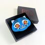 Huntr/X Kpop Demon Hunters Tiger Brooch Acrylic, Derpy, thumbnail 1 of 4